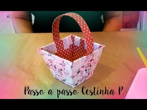 Passo a passo Cestinha P