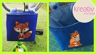 Lenkertasche nähen fürs Fahrrad | für Puky Kinderfahrrad & Co | Fahrradtasche nähen | für Anfänger