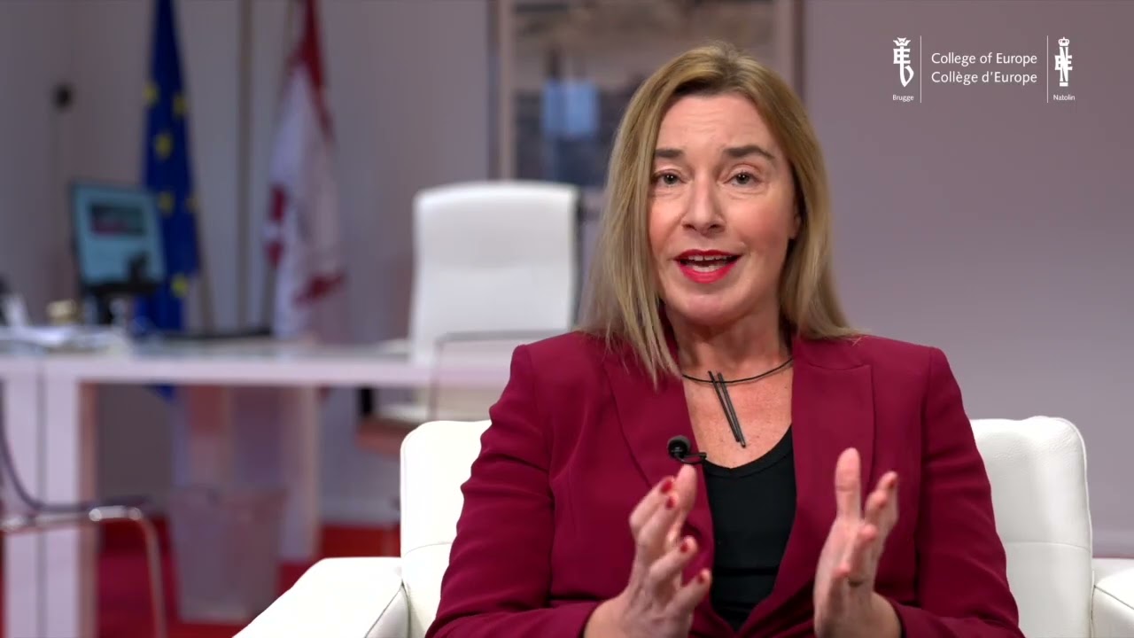 Rector of the College of Europe Federica MOGHERINI tells you why you should APPLY NOW!