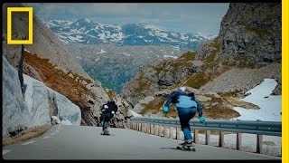 Fearlessly Longboarding Down Norway’s Steep Mountain Roads | Short Film Showcase