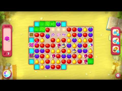 GardenScapes hard level 2890 15 moves no boosters