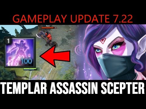 7.22 PATCH UPDATE Dota 2 - Templar Assassin Aghanim's Scepter Added - WTF Invis TELEPORT?!