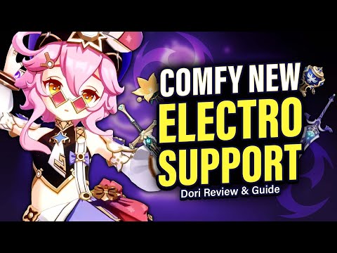 MAX Her SUPPORT! DORI GUIDE: How to Play, Best Artifacts, Weapons, Build & Teams | Genshin 3.0