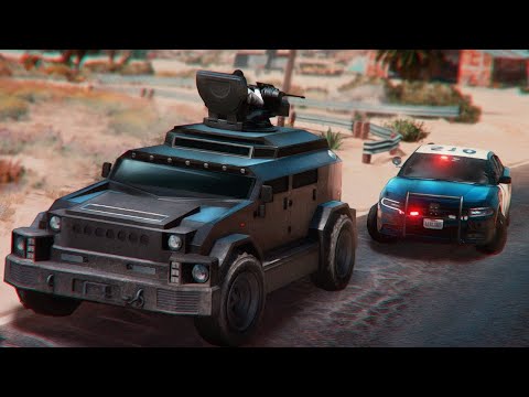 GTA 5 Roleplay - Trolling Police with a Armored Vehicle | United Roleplay | #011