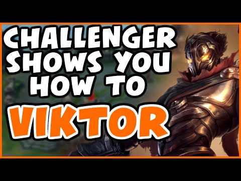 CHALLENGER SHOWS YOU HOW TO VIKTOR | DESTROYING SNEAKY | 25 KDA | Preseason 10 - League of Legends
