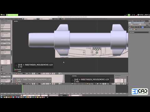 How to model a motor boat in Blender 2.6 part05