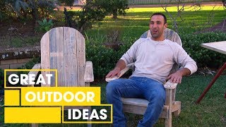 How to Build Seating from Timber Pallets | Outdoor | Great Home Ideas