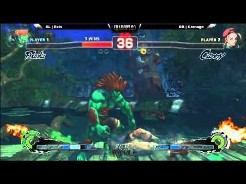 SBR Season 1 PlayOffs SSF4AE2012 DB Carnage vs SL Exis