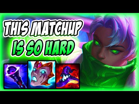 MALZAHAR MID BUT I HAD TO FACE THE WORST MATCHUP - S12 Malzahar MID Gameplay Guide