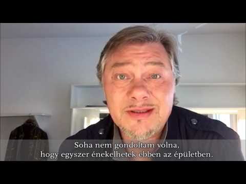 René Pape videóüzenete I Greetings from René Pape