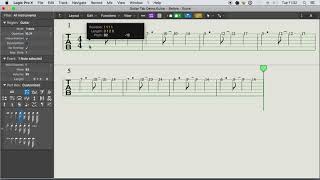 How to Easily Arrange Guitar Tab in Logic Pro X