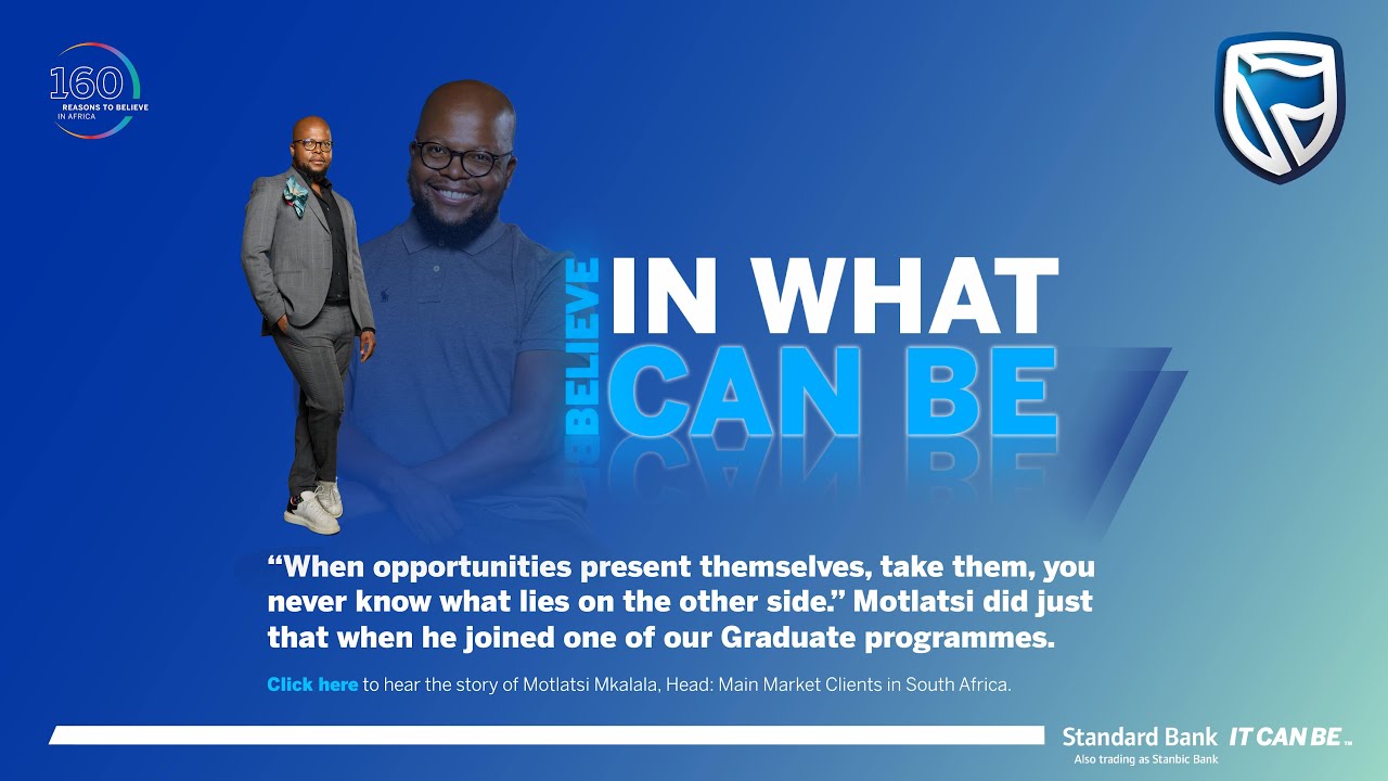 When opportunity knocks, answer it - with Motlatsi Mkalala - YouTube