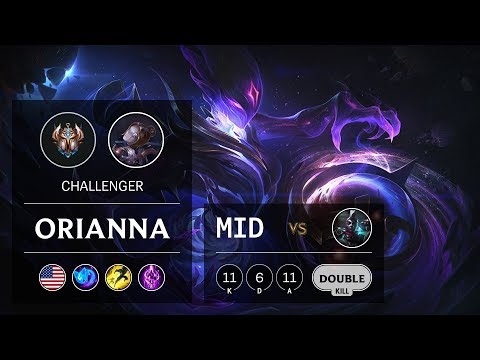 Orianna Mid vs Ekko - NA Challenger Patch 9.18