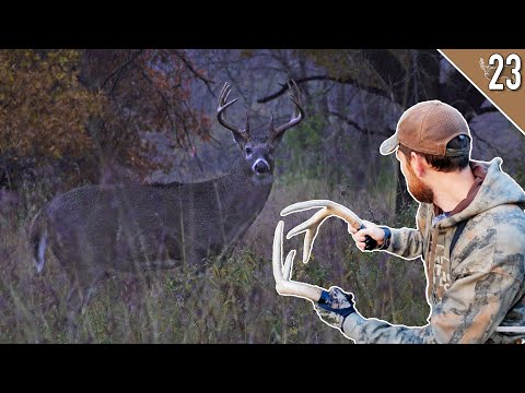 Rattling for BUCKS in late OCTOBER! (Nice 8 Pointer at 10 yards!)