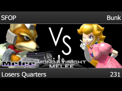 MNM 231 - TLOC | SFOP (Fox) vs Bunk (Peach) Losers Quarters - Melee