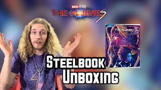 The Marvels steelbook UNBOXING // Walmart Exclusive // MCU