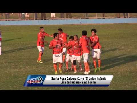 SANTA ROSA CALDERA (1) vs (0) UNIÓN INGENIO - FÚTBOL HUAURINO - 7MA FECHA/2017.