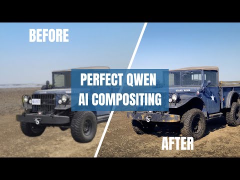 QWEN AI Compositing in ComfyUI video thumbnail