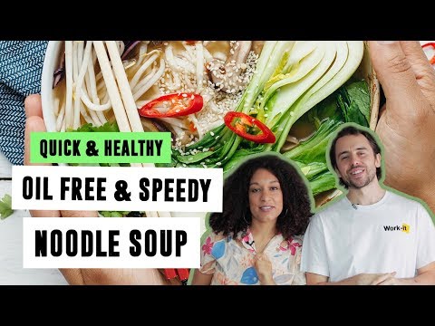 Speedy Noodle Soup #OilFree | Quick & Healthy  | SO VEGAN