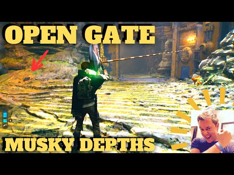 Star Wars Jedi Survivor - Open gate to Nekko Mount (find the musician & droid, moldy depths, koboh)