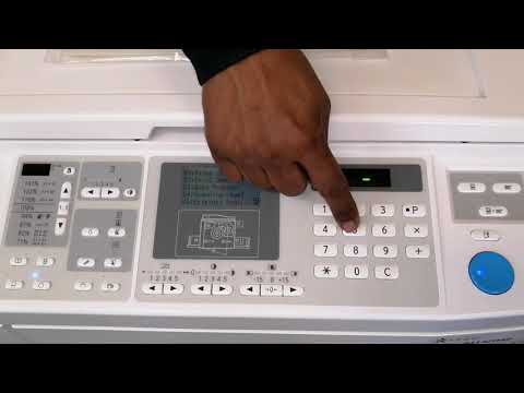 How to get a meter reading on a Riso SF5030