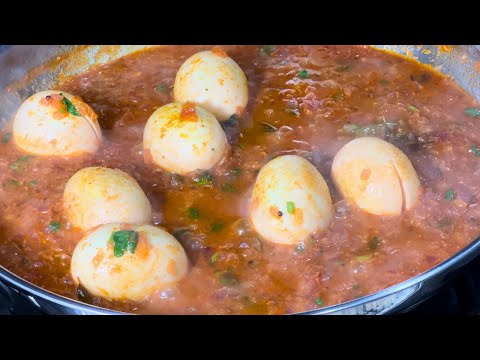 Egg Pulusu - Onion Egg Pulusu-Guddu Pulusu-Kodi Guddu Pulusu-How To Make Egg Pulusu-Egg Onion Curry