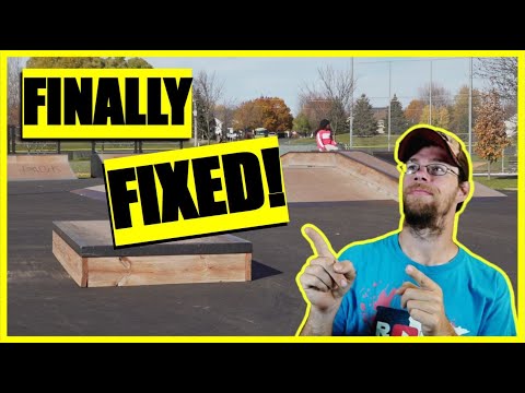 THEY FINALLY FIXED IT!  UPDATED Chaska Skate Park (Roll Minnesota)
