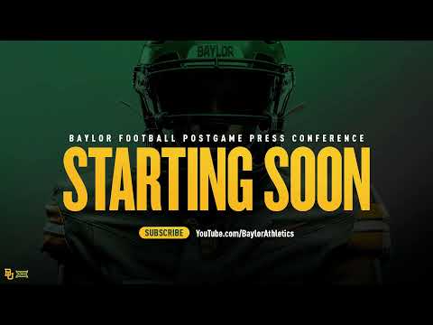 Baylor Football: Postgame Press Conference vs. Utah | November 15, 2025