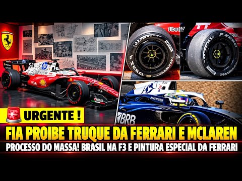 FERRARI E MCLAREN TEM TRUQUE PROIBIDO PELA FIA! PROCESSO DO MASSA | PINTURA DA FERRARI