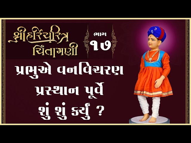 Prabhue Vanvicharan Prasthan Purve Shu Shu Karyu ?