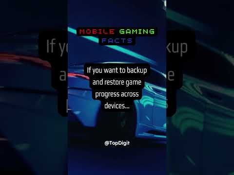 If you want to backup and restore game progress across devices