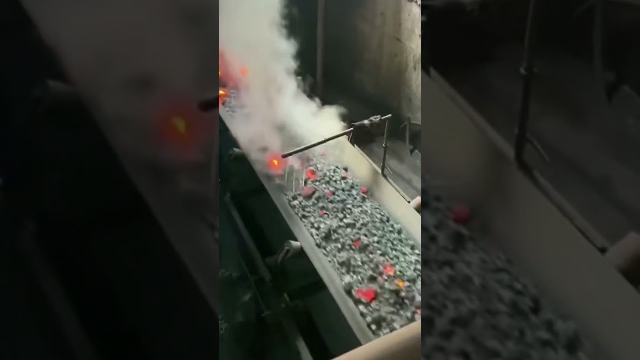 Heat-resistant conveyor belt factory production video