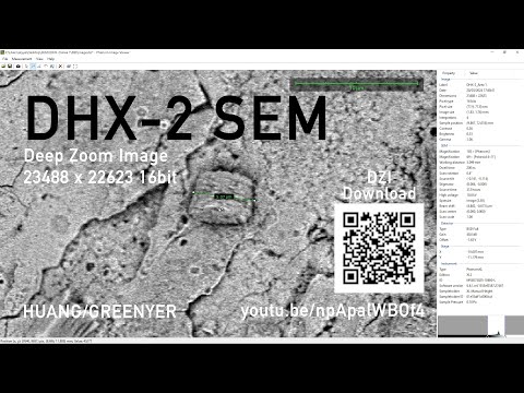 Bin-Juine Huang - 5 square mm of DHX-2 reactor surface as a 23488 x 22623 pixel, 16 bit DZI