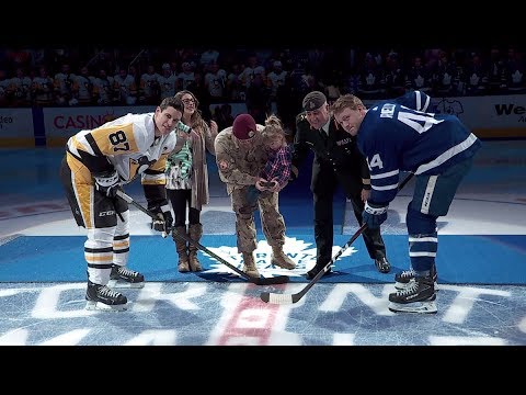 Canadian Armed Forces Appreciation Night: Ceremonial Puck Drop