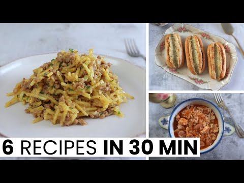 6 Recipes Ready in 30 Minutes! Perfect For a Busy Week! | Food From Portugal