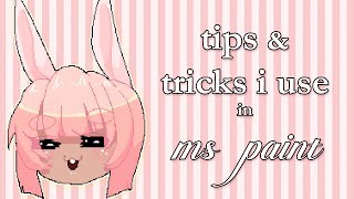 Tips & Tricks I Use For MS Paint