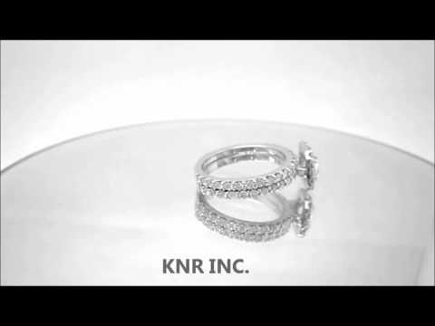 ROUND CUT DIAMOND ENGAGEMENT RING & BAND 1.75CTW - KNR INC - 235