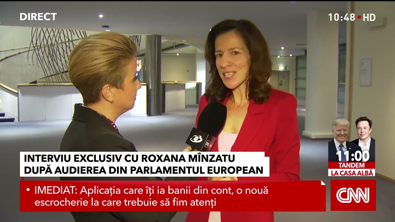 Roxana Mînzatu, după audierea din Parlamentul European: A fost examenul vieții mele