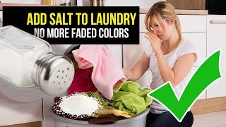 SALT IS ALL YOU NEED TO KEEP YOUR CLOTHES BRIGHTER FOR LONGER
