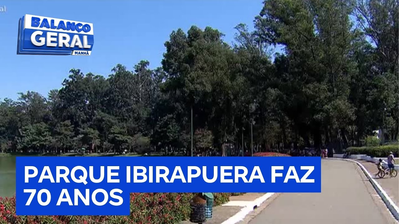Parque do Ibirapuera, ícone de São Paulo, completa 70 anos