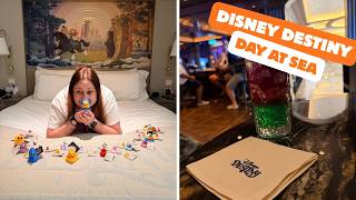 Disney Destiny Day at Sea 🌊 Exploring the Ship, Drinks & Our Best Worlds of Marvel Yet