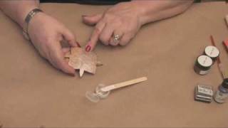 Maria Dellos Gourd Art- Protecting Wax - Accent Powder Part 1