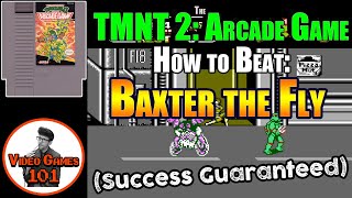 TMNT 2 NES | How to Beat Baxter the Fly | Video Games 101