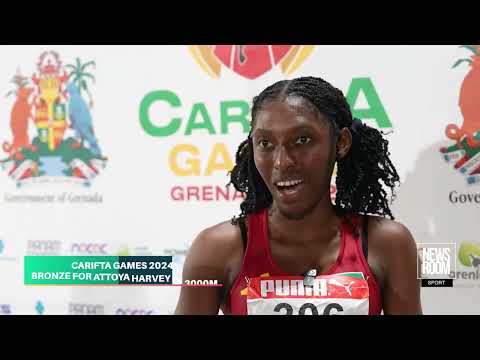 CARIFTA GAMES 2024 BRONZE FOR ATTOYA HARVEY IN 3000M��