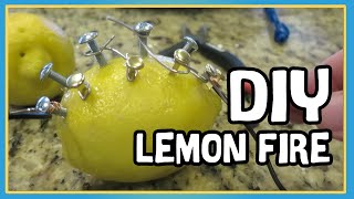 START A FIRE WITH A LEMON - KID PINS #2