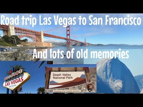 Road Trip From Las Vegas to San Francisco visiting Death Valley and Yosemite national park