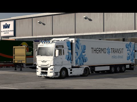 Working for Thermo Transit company today | Odense 🇩🇰 - Malmo 🇸🇪 | Man TGX Euro6 | ETS2 1.46 gameplay