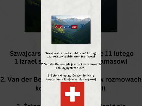 Szwajcarskie media publiczne 11 lutego
