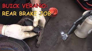 Buick Verano: Rear Brake Job
