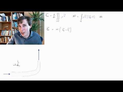 Calculating the net force on fluid flowing through a pipe bend
